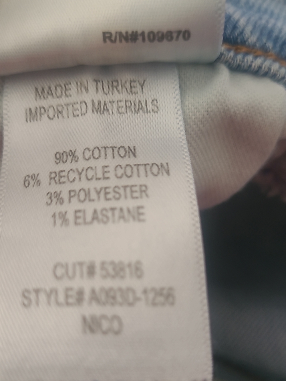 Agolde Light Blue Nico High Rise Slim Straight Jeans Size 28 - Picture 12 of 12